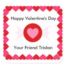 Valentine's Day Candy Sticker