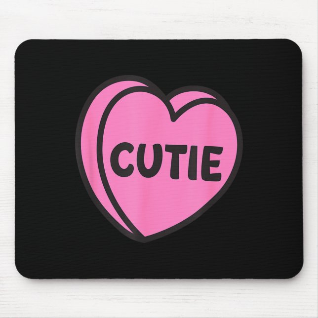 Valentines Day Candy Sweet Hearts Love Cutie  Mouse Pad (Front)