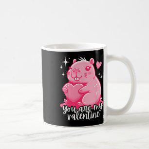 Valentines Day Capybara Capy Capybara You Are My V Coffee Mug