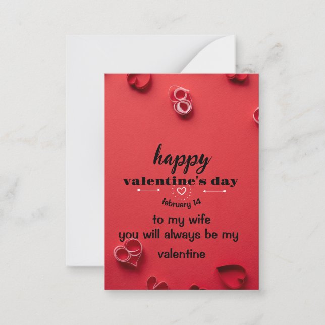 Valentines Day Card (Front)