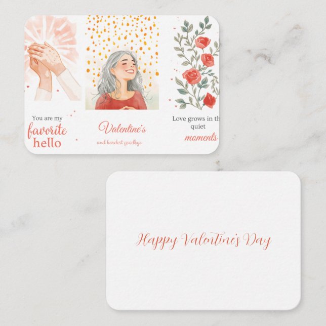 Valentine's Day  Card  (Front/Back)