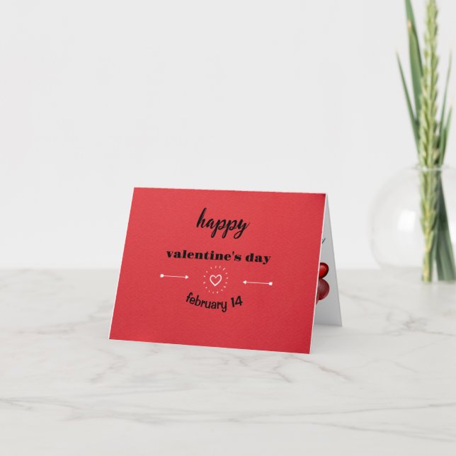 Valentines Day Card (Front)