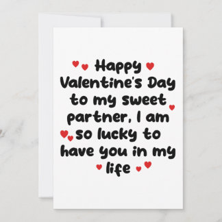 Valentines day card boyfriend girlfriend funny