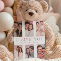 Valentine's Day Card Custom Couple Collage Photos