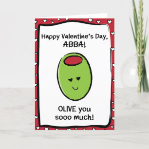 Valentine's Day Card for Abba