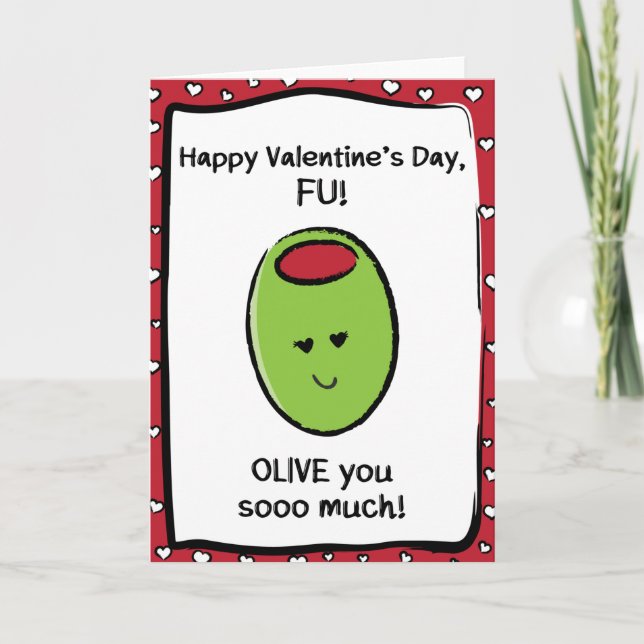 Valentine's Day Card for Fu (Front)