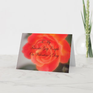 Valentine's Day Card For Gay Couple