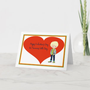 Valentine's Day Card for Mommies Little Boy