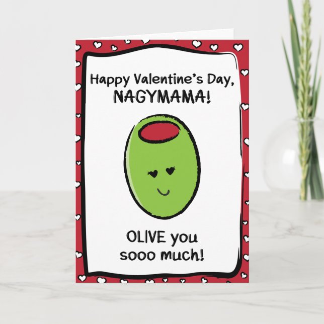 Valentine's Day Card for Nagymama (Front)