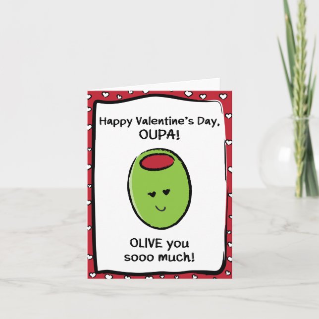 Valentine's Day Card for Oupa (Front)