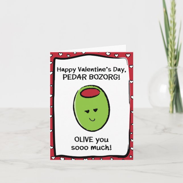Valentine's Day Card for Pedar Bozorg (Front)