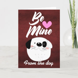 Valentine's Day card ...from the dog