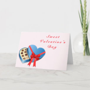 Valentine's Day Card Heart Candy Sweet Love