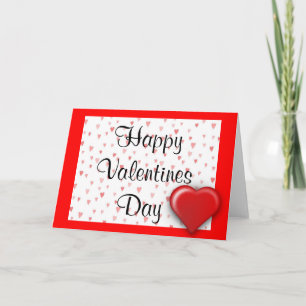 Valentine's Day Card  Hearts