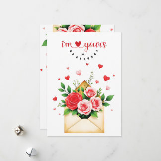 Valentine's Day Card - "I'm yours, no refunds"