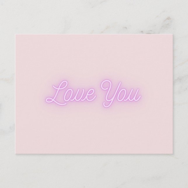 Valentines Day Card "Love You" (Front)
