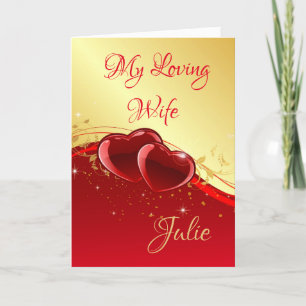Valentine's Day Card-My Loving Wife Holiday Card