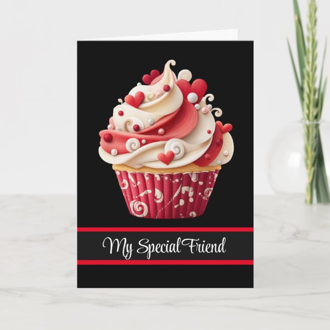 Valentine's Day Card-My Special Friend  Holiday Card (Front)