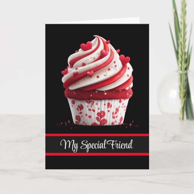Valentine's Day Card-My Special Friend  Holiday Card (Front)
