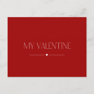 Valentines Day Card "My Valentine"