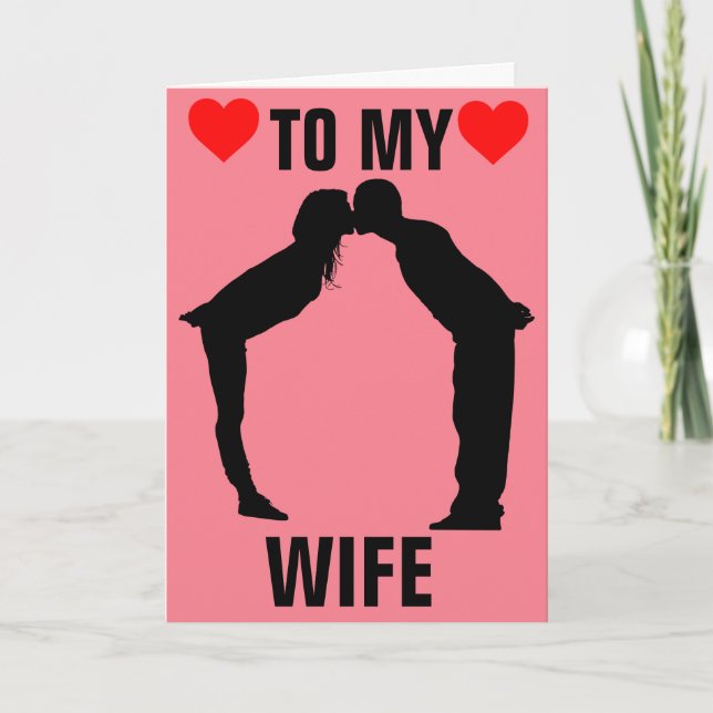 VALENTINE'S DAY CARDS FOR WIFE (Front)