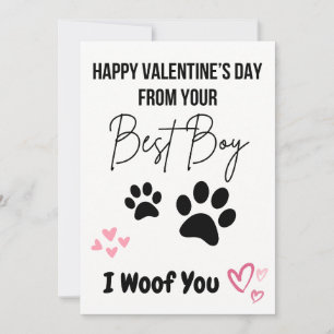 Valentine's Day Cards From Dog For Dog Mum