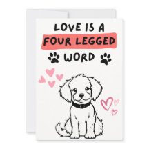 Valentines Day Cards From Dog For Her