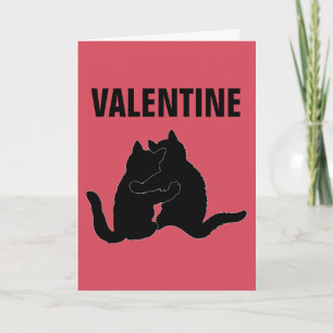 VALENTINE'S DAY CAT GREETING CARDS, ALL 9 LIVES CA CARD