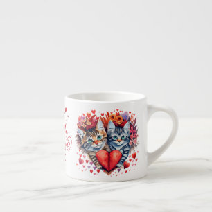 Valentine's Day Cat Mug
