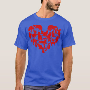 Valentines Day Cat T-Shirt