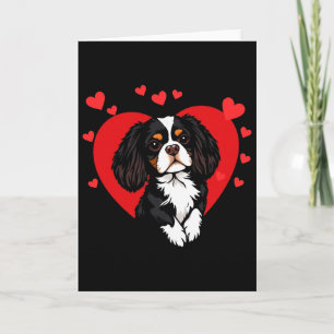 Valentine's Day Cavalier King Charles Spaniel Card