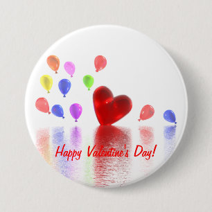 Valentines Day Celebration 7.5 Cm Round Badge
