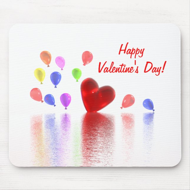 Valentines Day Celebration Mouse Pad (Front)