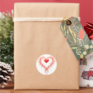 Valentine's Day celebration of Love Classic Round Sticker