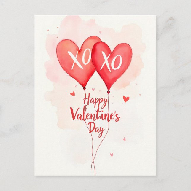 Valentine's Day celebration of Love Postcard (Front)