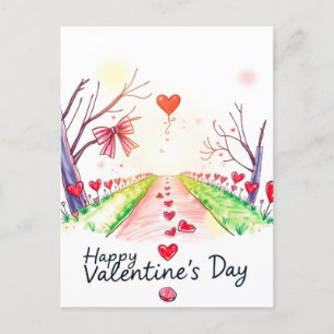 Valentine's Day celebration of Love Postcard