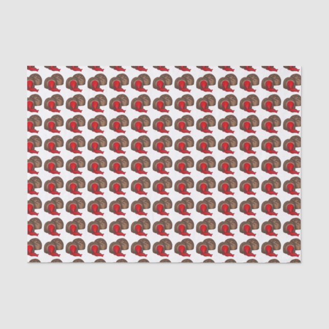 Valentine's Day Chocolate Cherry Cordial Tissue Paper (Front)