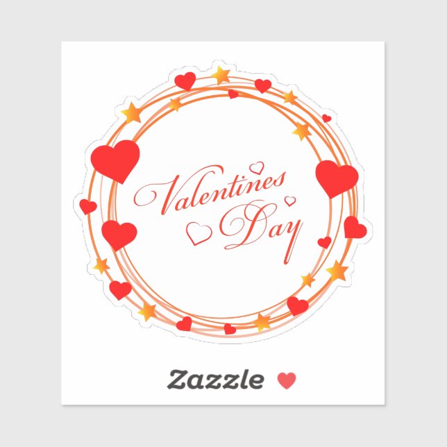 Valentine's Day Circle Design-25695 (Sheet)