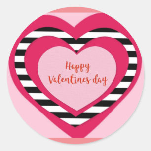 Valentine's Day  Classic Round Sticker