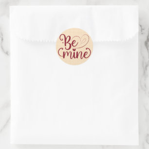 Valentine's Day Classic Round Sticker