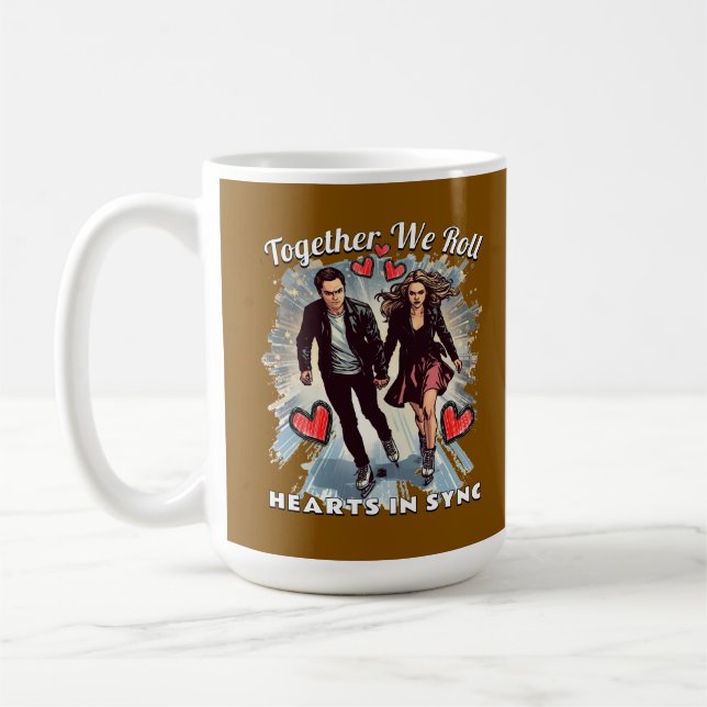 Valentine's day coffee mug (Left)