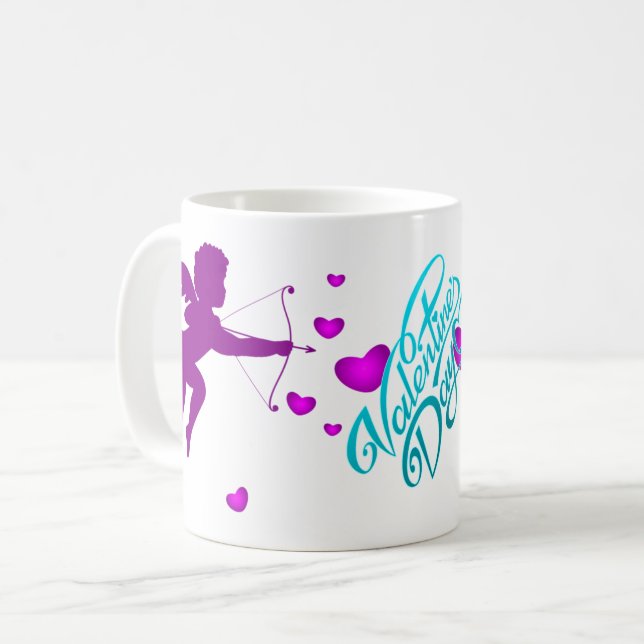 Valentine's Day Coffee Mug (Front Left)
