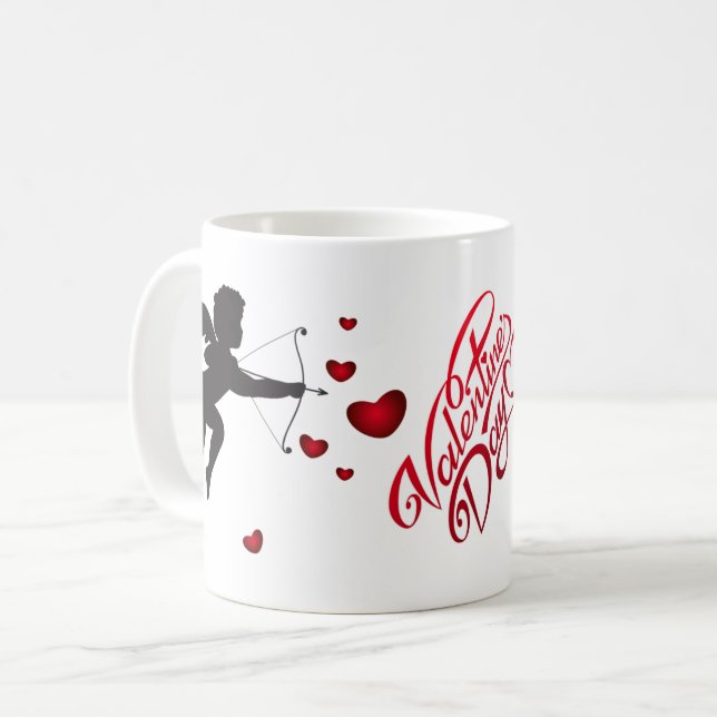 Valentine's Day Coffee Mug (Front Left)