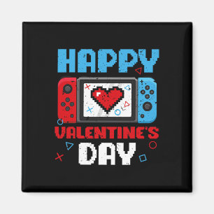 Valentines Day Controller Video Game Heart Boys Pa Magnet