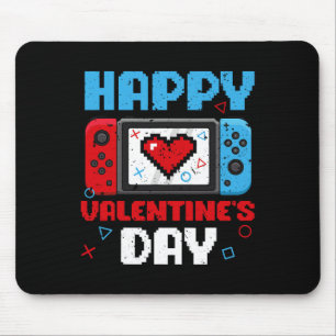 Valentines Day Controller Video Game Heart Boys Pa Mouse Pad