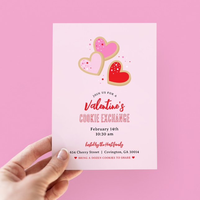 Valentine's Day Cookie Exchange Party Invitation (Creator Uploaded)