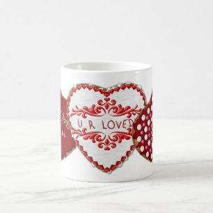 Valentines Day Cookies-U R Loved-Coffee Mug