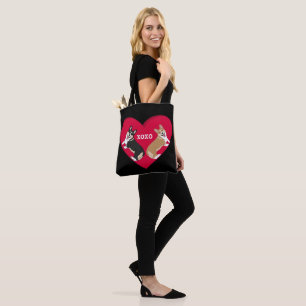Valentines Day Corgi XOXO Tote Bag