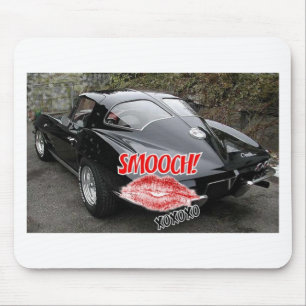 Valentine's Day Corvette Mouse Pad