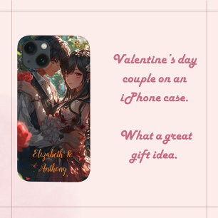 Valentine's day couple iPhone 13 case